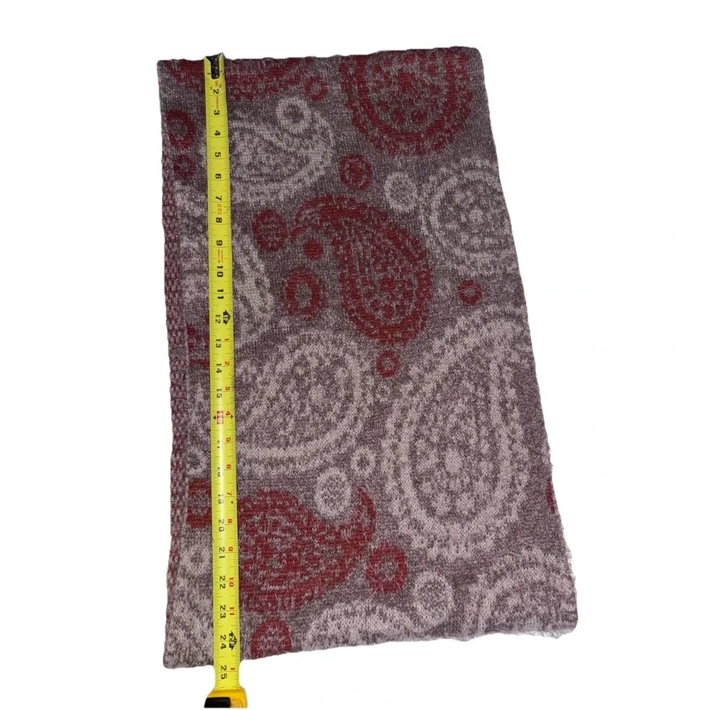Infinity Super Soft Paisley Scarf Burnt Orange/ Browns NWT